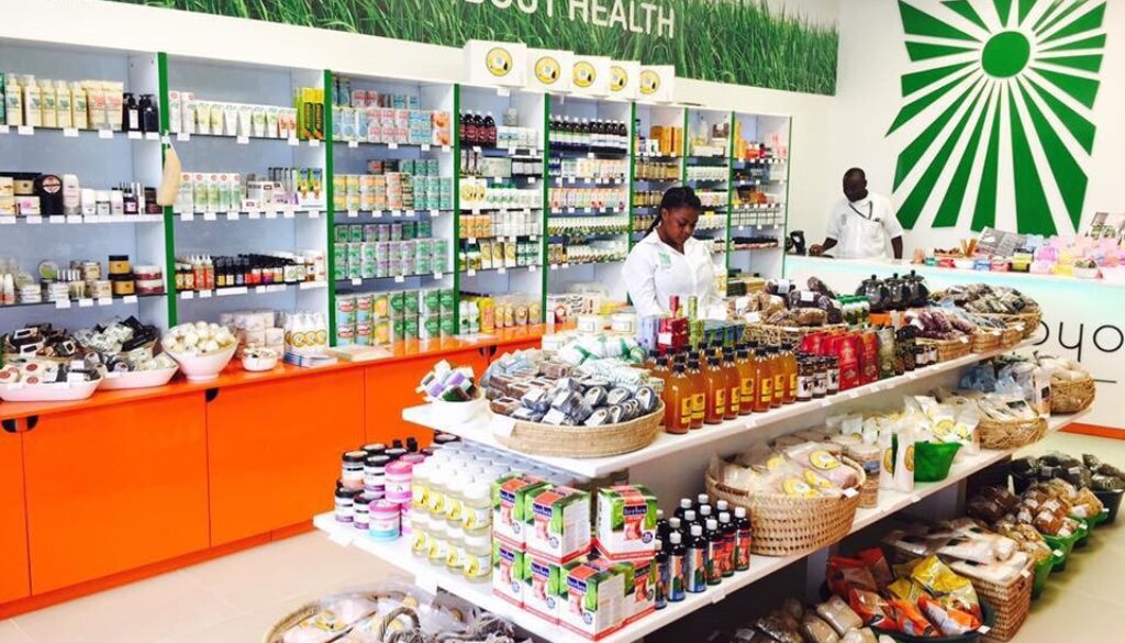 Umoyo natural health shop in Zambia